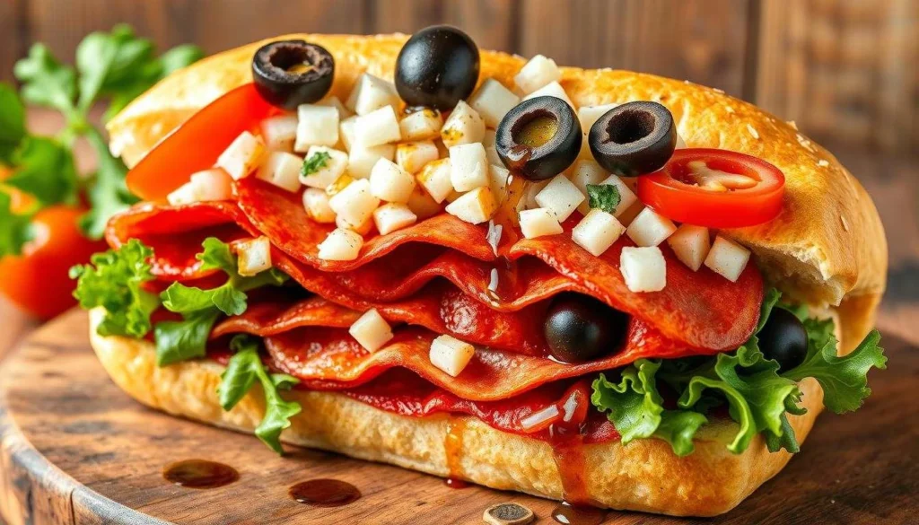 chopped Italian sandwich