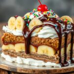 banana split cake