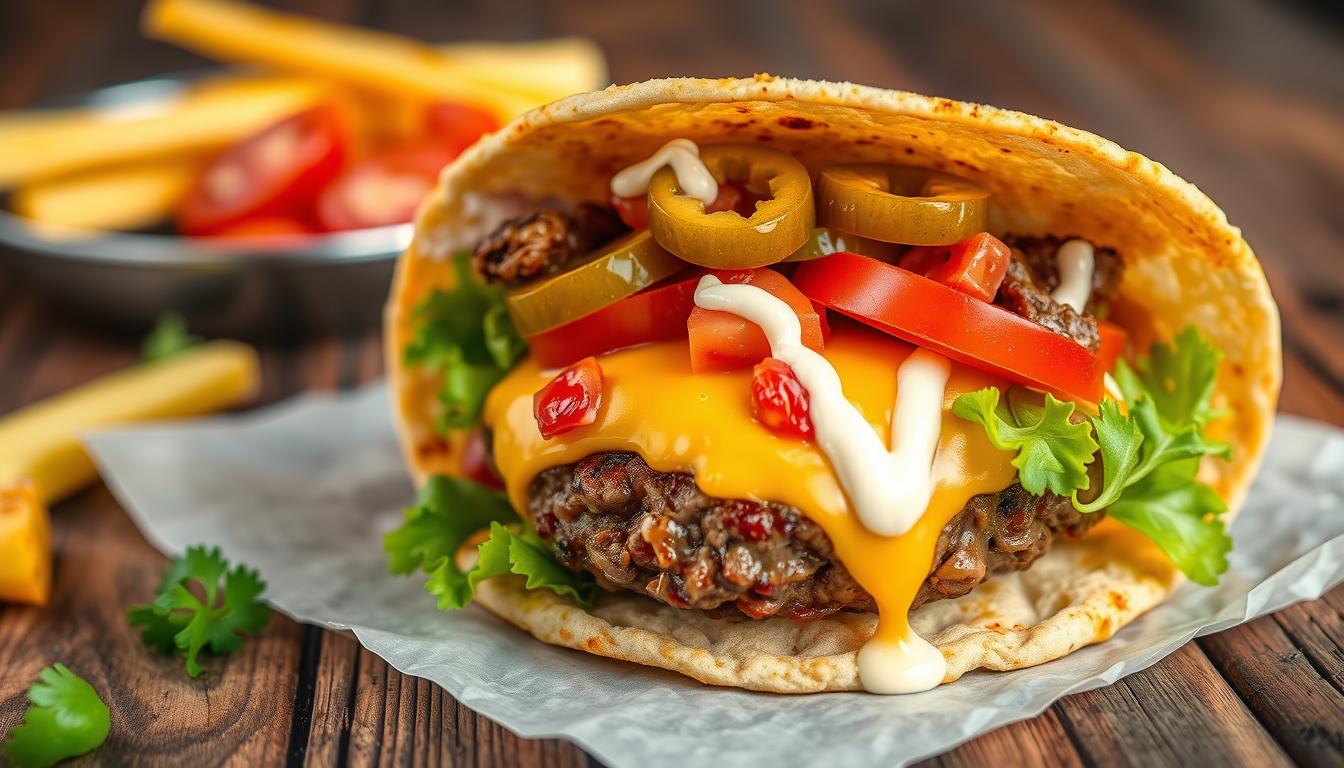 burger tacos